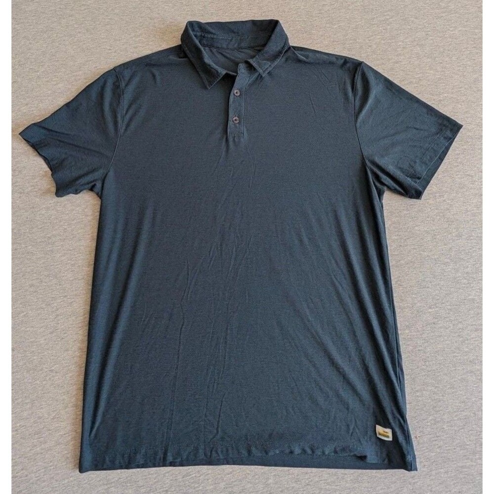 Vuori Strato Tech Polo Blue size Large EUC
